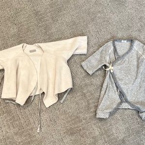 Makié 0-3M Newborn Kimono onesie and sweater